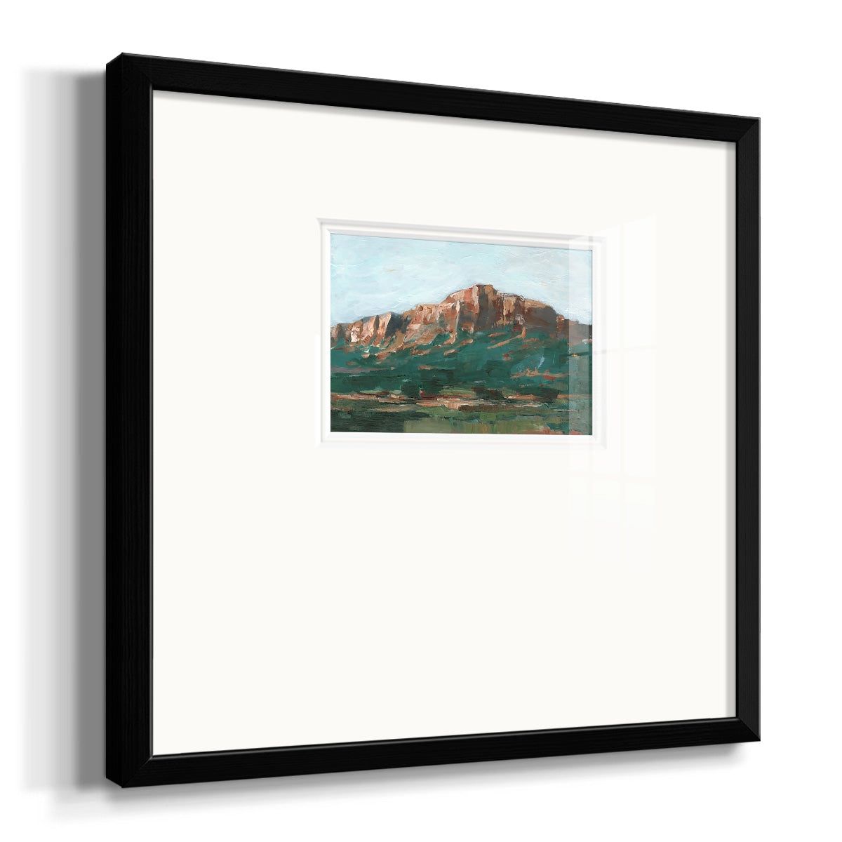 Heading West II Premium Framed Print Double Matboard