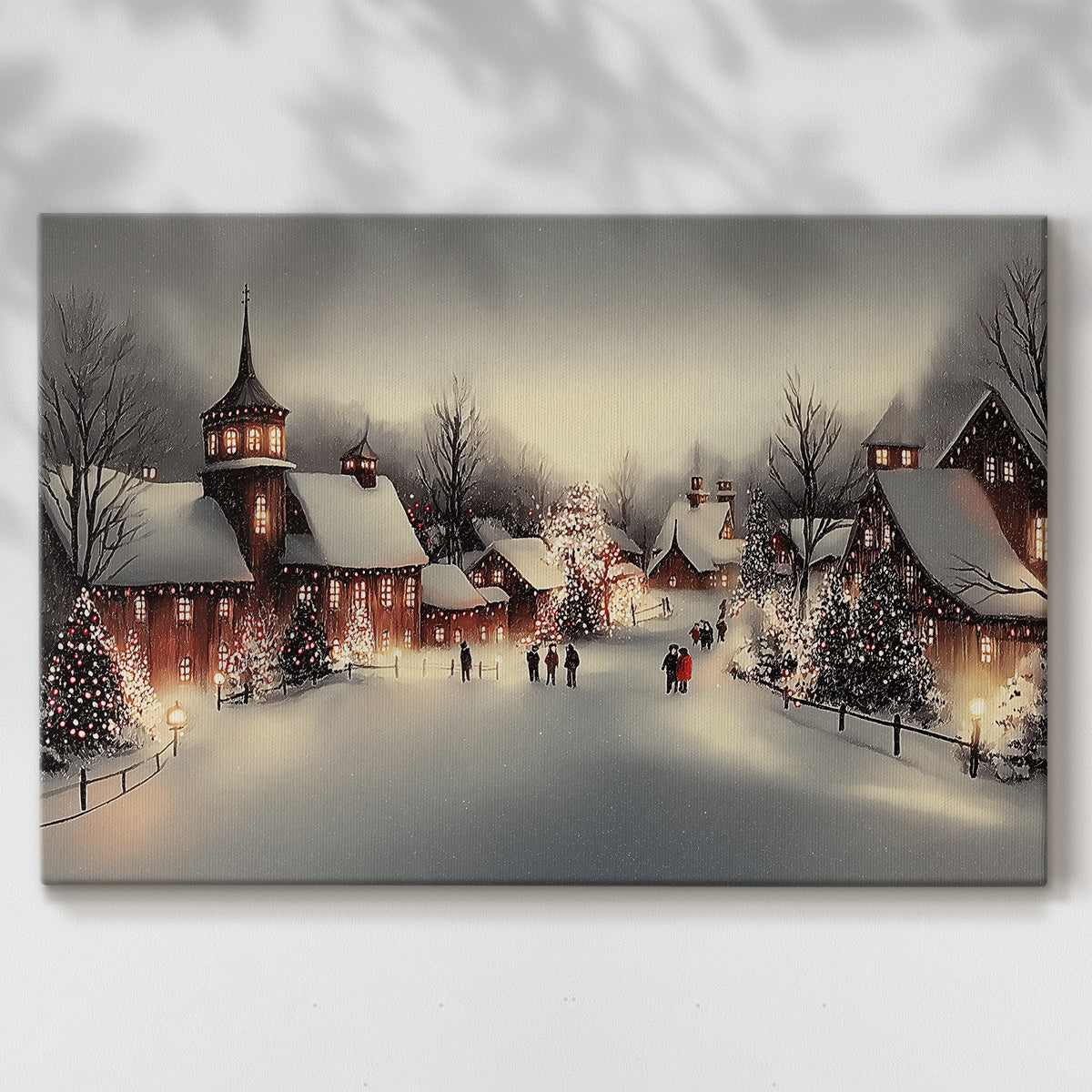 Honeyed Lantern at Eve - Canvas Art Print