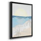 Happy Place - Modern Framed Canvas Print