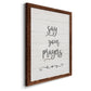 Say Your Prayers - Premium Canvas Framed in Barnwood - Ready to Hang