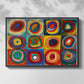 Color Study: Squares with Concentric Circles, 1913 - Floater Framed Canvas Print