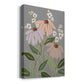 Woodblock Floral I Premium Gallery Wrapped Canvas - Ready to Hang