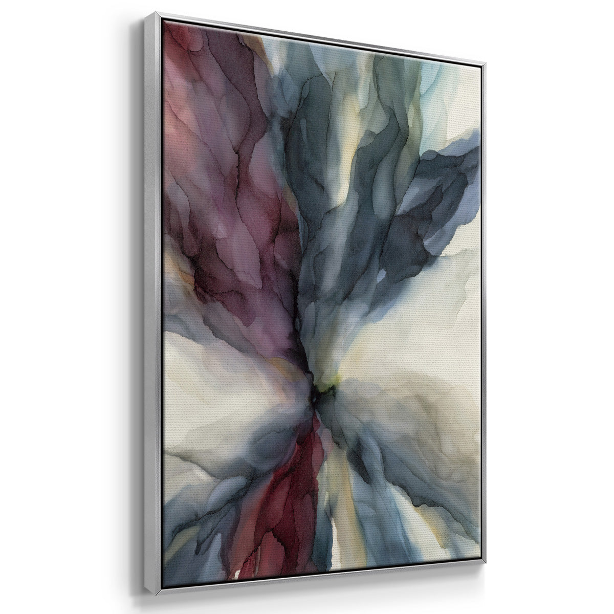 Untitled - Floater Framed Canvas Print