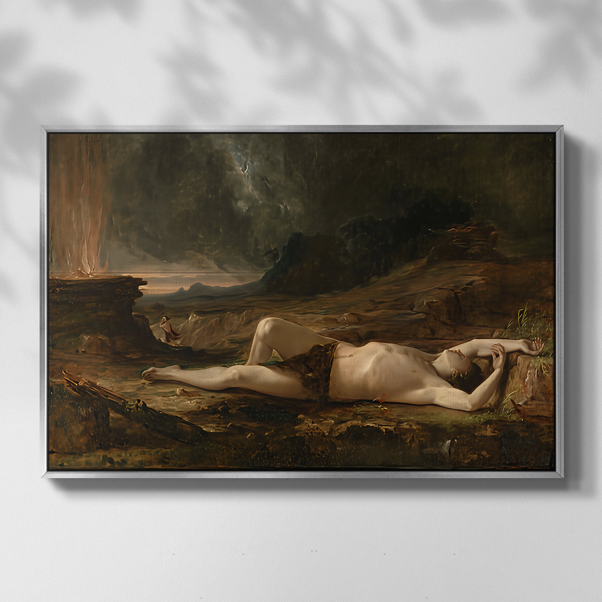 The Dead Abel, 1832 - Floater Framed Canvas Print
