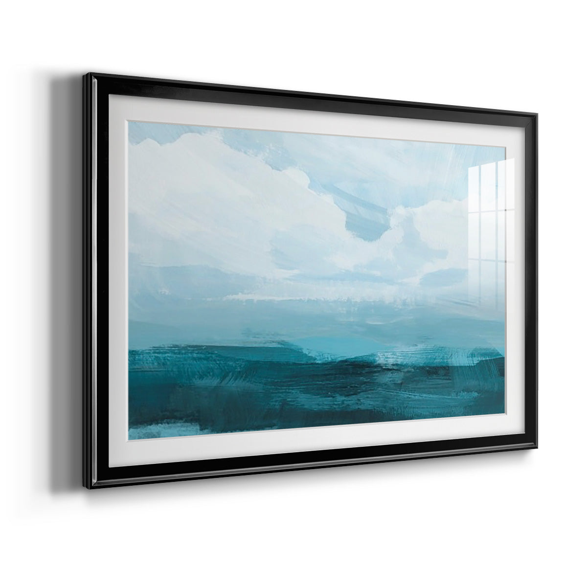 Azure Rising III Premium Framed Print - Ready to Hang