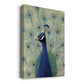 Blue Peacock II Premium Gallery Wrapped Canvas - Ready to Hang