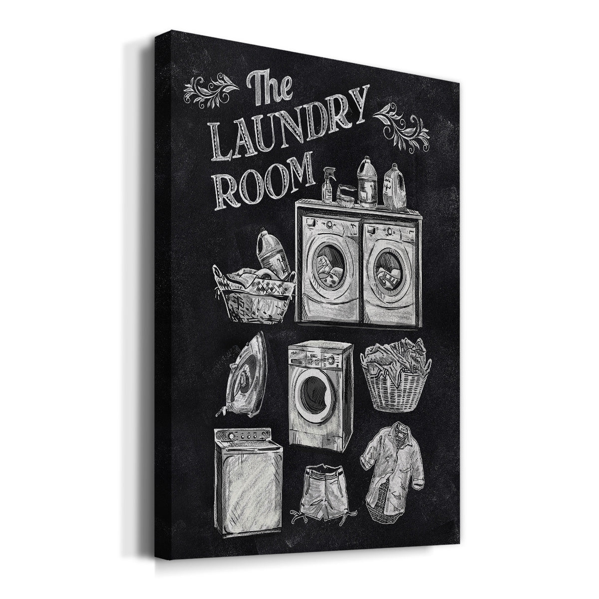 Laundry Room Premium Gallery Wrapped Canvas - Ready to Hang