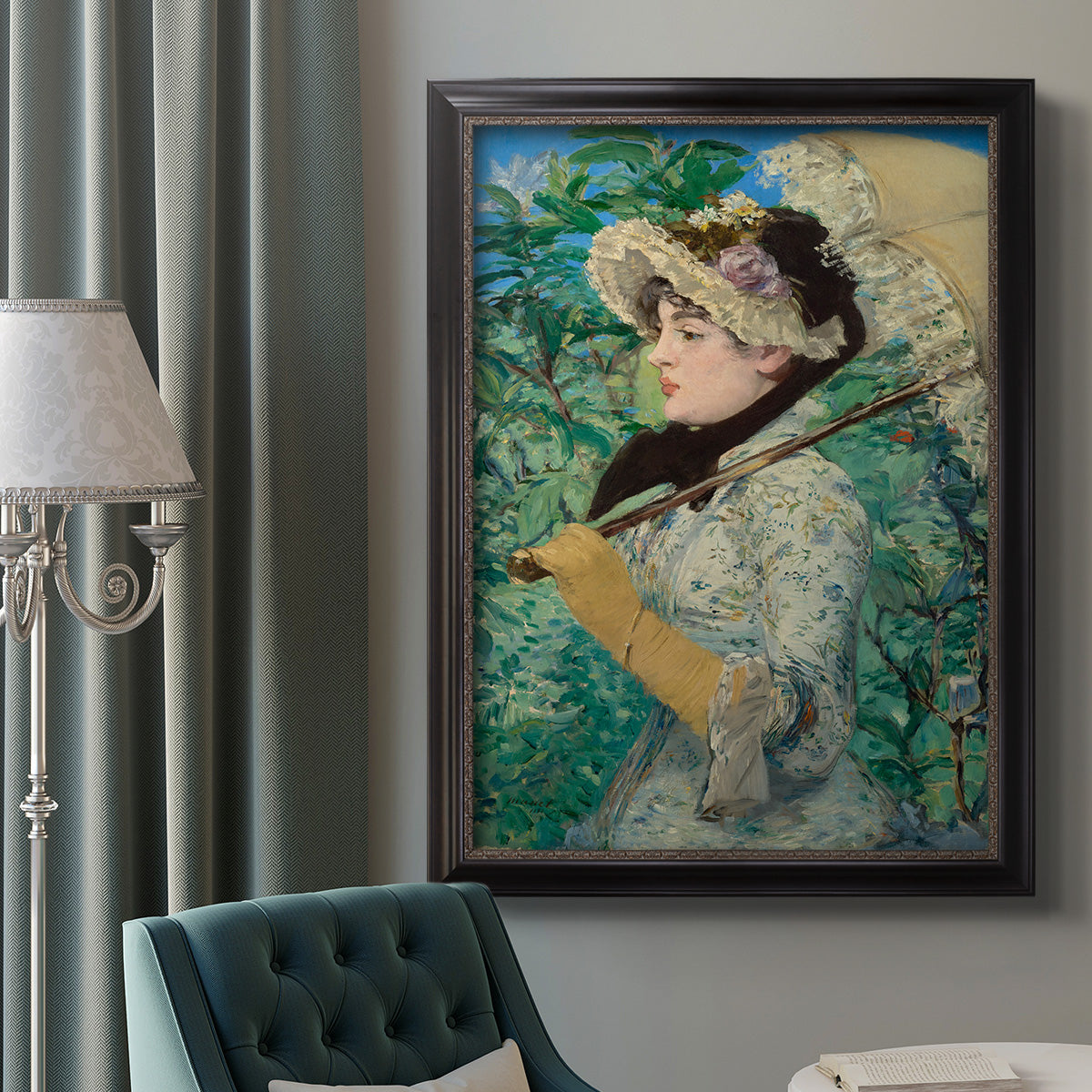 Spring - Ornate Framed Canvas Print