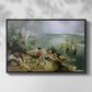 Landscape with the Fall of Icarus, c. 1560 - Floater Framed Canvas Print