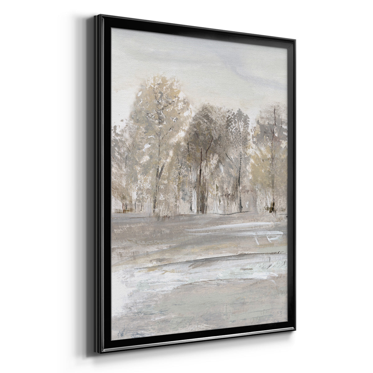 Meadow's Edge II - Modern Framed Canvas Print