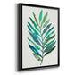 Palm Frond Flow IV - Modern Framed Canvas Print