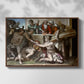 The Sacrifice of Noah (Sistine Chapel), 1509 - Floater Framed Canvas Print