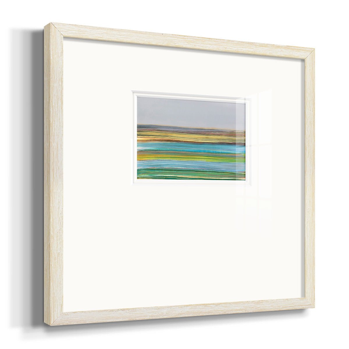 Parallel Striae I Premium Framed Print Double Matboard