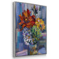 Modern Bouquet - Floater Framed Canvas Print