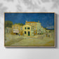 The Yellow House (The Street), 1888 - Floater Framed Canvas Print