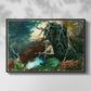 Campfire, Adirondacks, 1892 - Floater Framed Canvas Print