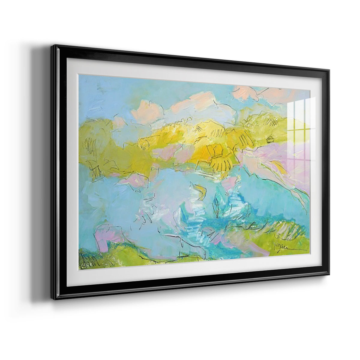 Learning to Fly Premium Framed Print - Ready to Hang