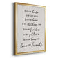 Love and Friends - Modern Framed Canvas Print
