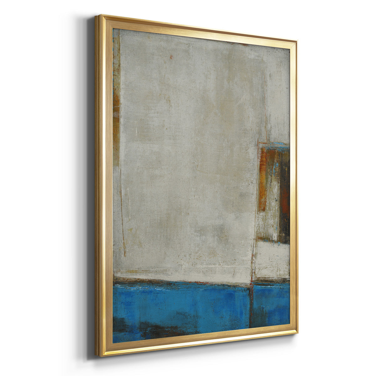 A Warped Window - Modern Framed Canvas Print