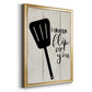 Flip For You - Modern Framed Canvas Print