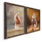 Horse Motion VII - Premium Framed Canvas 2 Piece Set - Ready to Hang