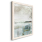 Summer Teal II - Premium Canvas Framed in Barnwood - Ready to Hang