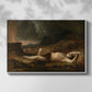 The Dead Abel, 1832 - Floater Framed Canvas Print
