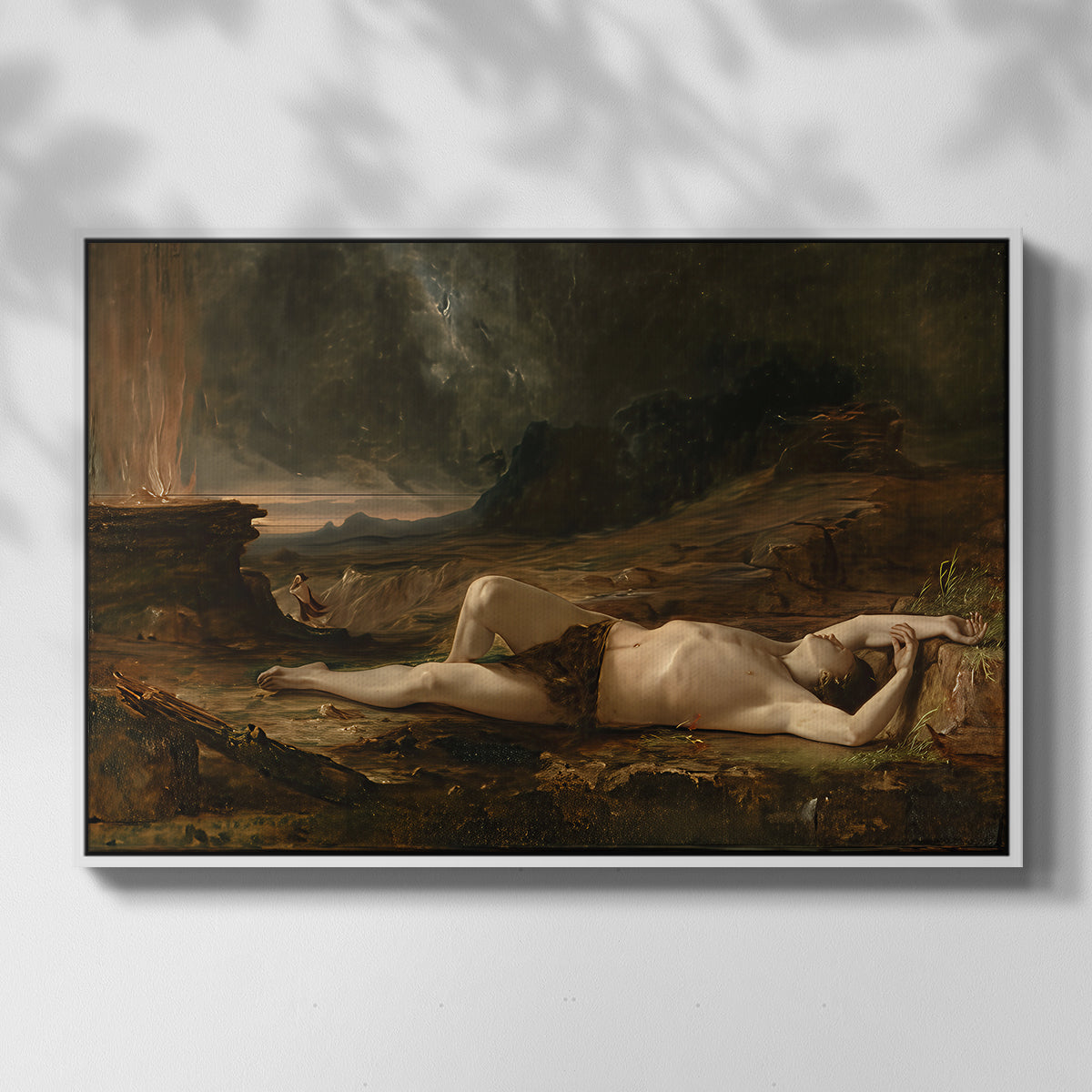 The Dead Abel, 1832 - Floater Framed Canvas Print