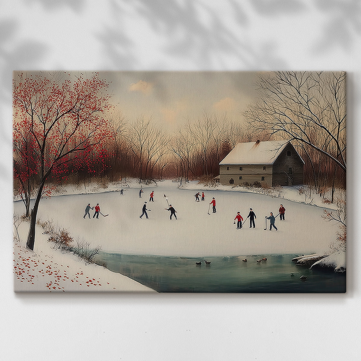 Twilight of Candlelit Lantern - Canvas Art Print