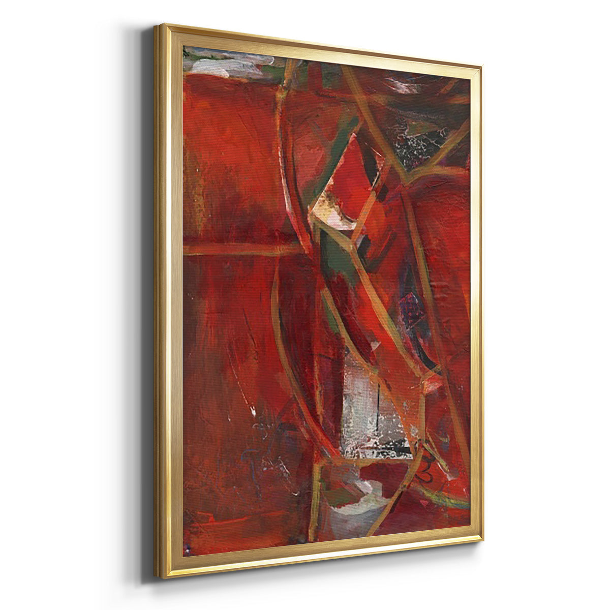 City Life II - Modern Framed Canvas Print