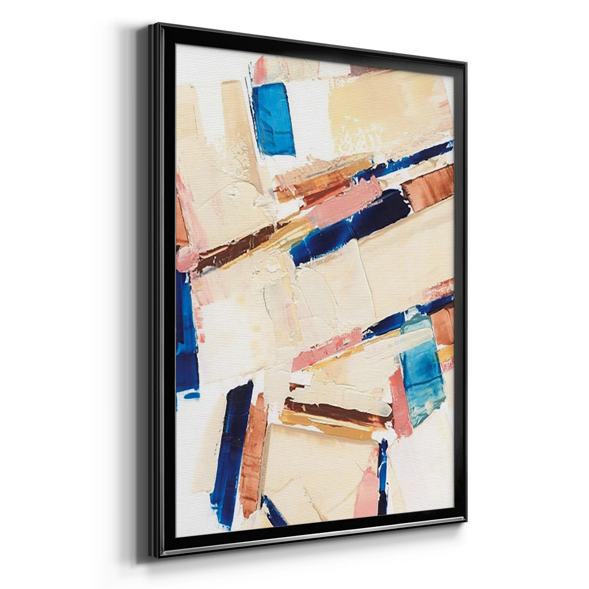 Pivot Point II - Modern Framed Canvas Print