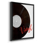 Vinyl - Modern Framed Canvas Print
