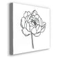 Peony Contour I - Canvas Art Print