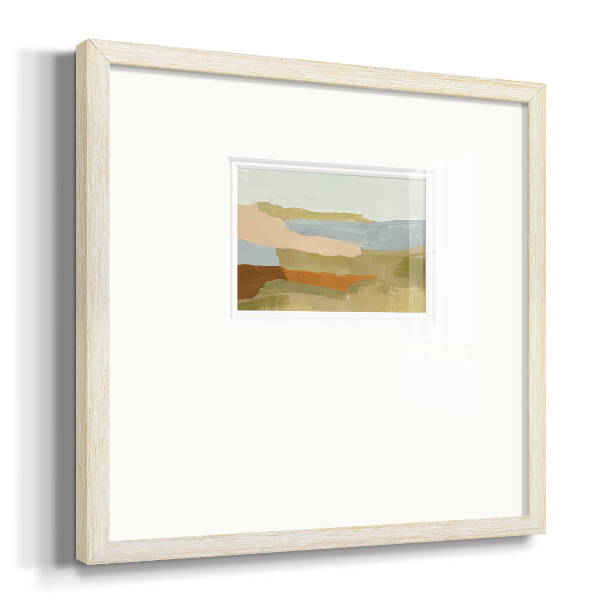 Stacked Landscape IV Premium Framed Print Double Matboard