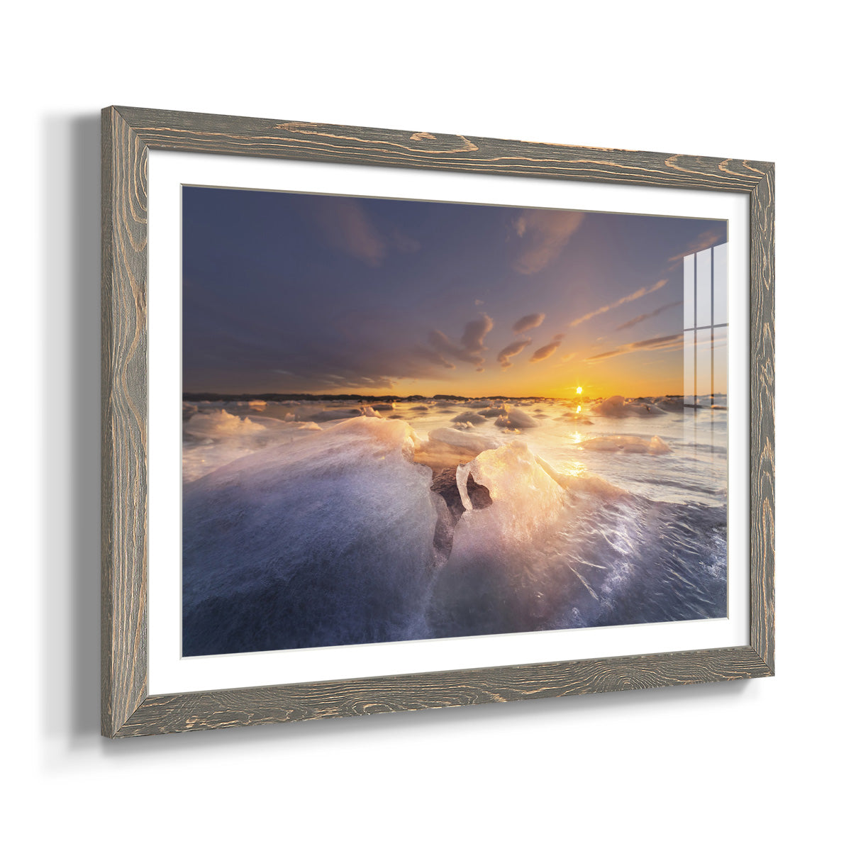 Breakthrough - Barnwood Framed Art Print