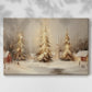 Golden Yule Serenade - Canvas Art Print
