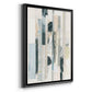 Paper Strata II - Modern Framed Canvas Print