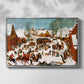 Massacre of the Innocents, c. 1565-1567 - Floater Framed Canvas Print
