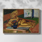 Sculpture and Persian Vase (The Bronze Figure), 1908 - Floater Framed Canvas Print