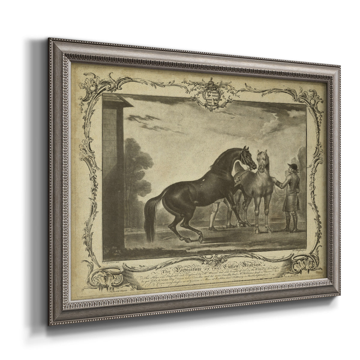 Distinguished Horses III Premium Framed Canvas- Ready to Hang