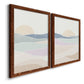 Wave Tableau I - Premium Framed Canvas 2 Piece Set - Ready to Hang