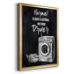 Normal Is Just A Setting - Modern Framed Canvas Print
