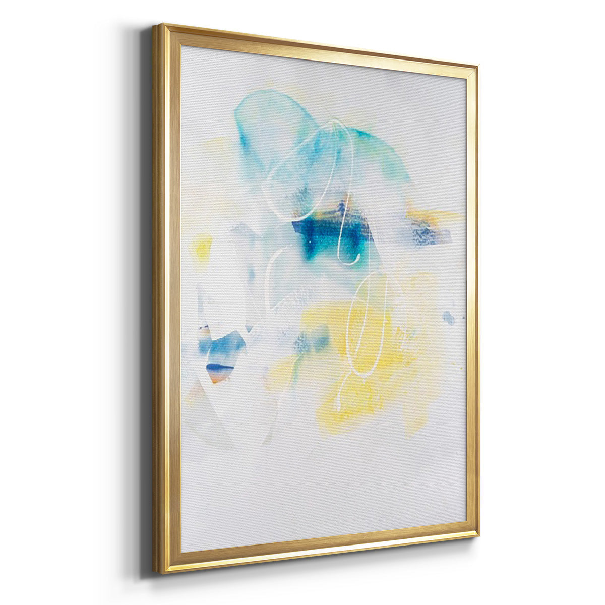 Spacial II - Modern Framed Canvas Print