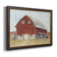 Rustic Red Barn II Premium Framed Canvas- Ready to Hang