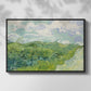 Green Wheat Field, Auvers, 1890 - Floater Framed Canvas Print