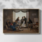 A Group of Danish Artists in Rome, 1837 - Floater Framed Canvas Print