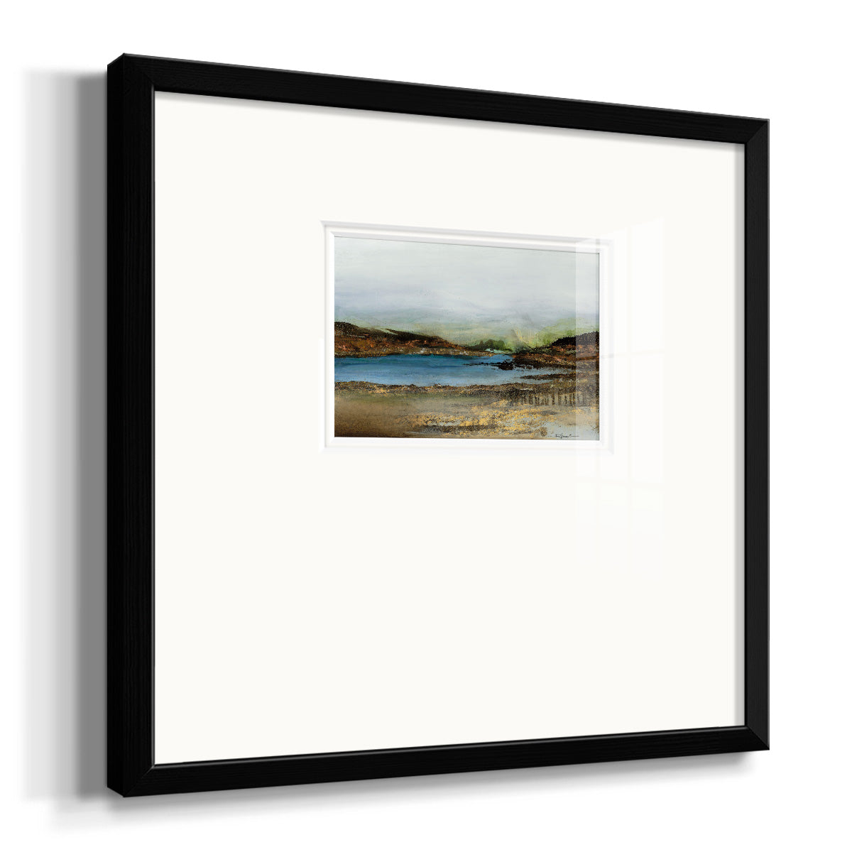 Lakeside Premium Framed Print Double Matboard