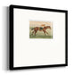 Vintage Equestrian II Premium Framed Print Double Matboard