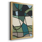 Multicolor Stained Glass I - Modern Framed Canvas Print