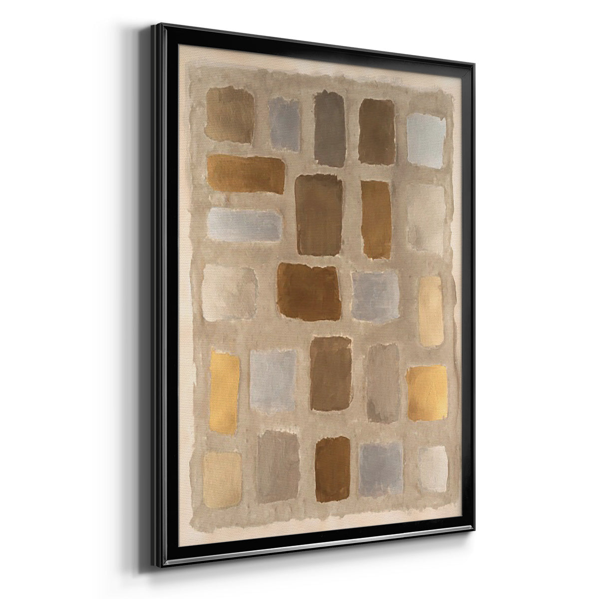 Sand Shaped I - Modern Framed Canvas Print
